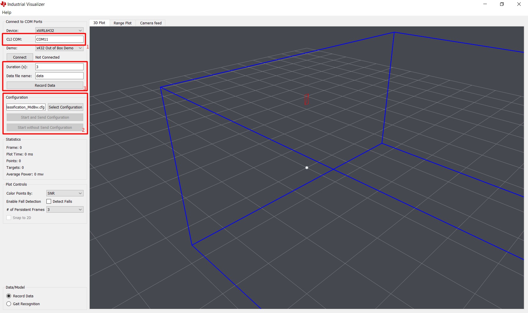 Industrial Visualiser setup