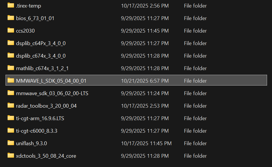 TI Folder